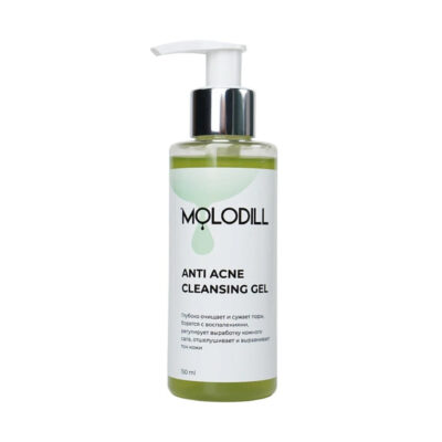 MOLODILL Гель для лица ANTI ACNE Очищающий для проблемной кожи, склонной к акне, 150мл